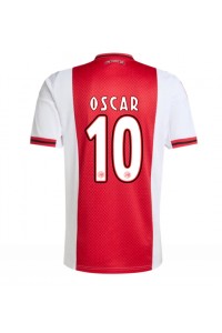 Ajax Oscar Gloukh #10 Jalkapallovaatteet Kotipaita 2025-26 Lyhythihainen